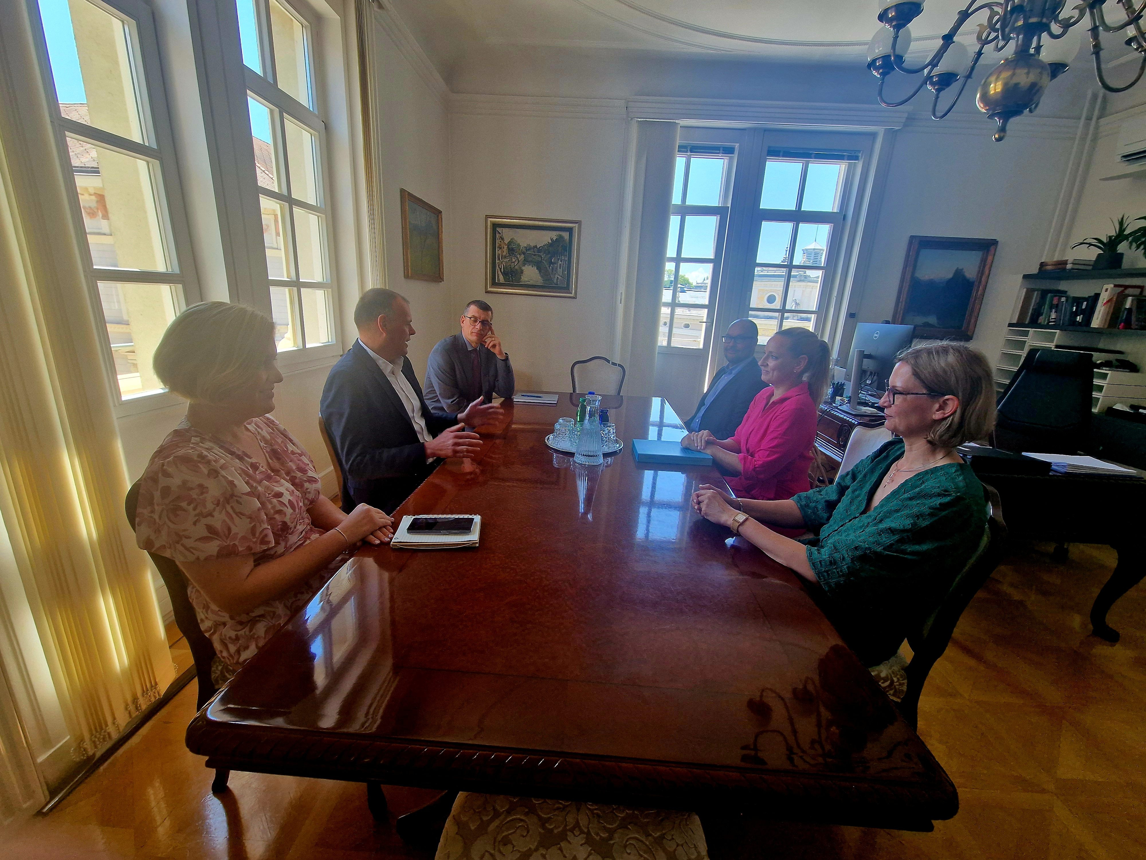 Srečanje na Ministrstvu za pravosodje. Foto: MP