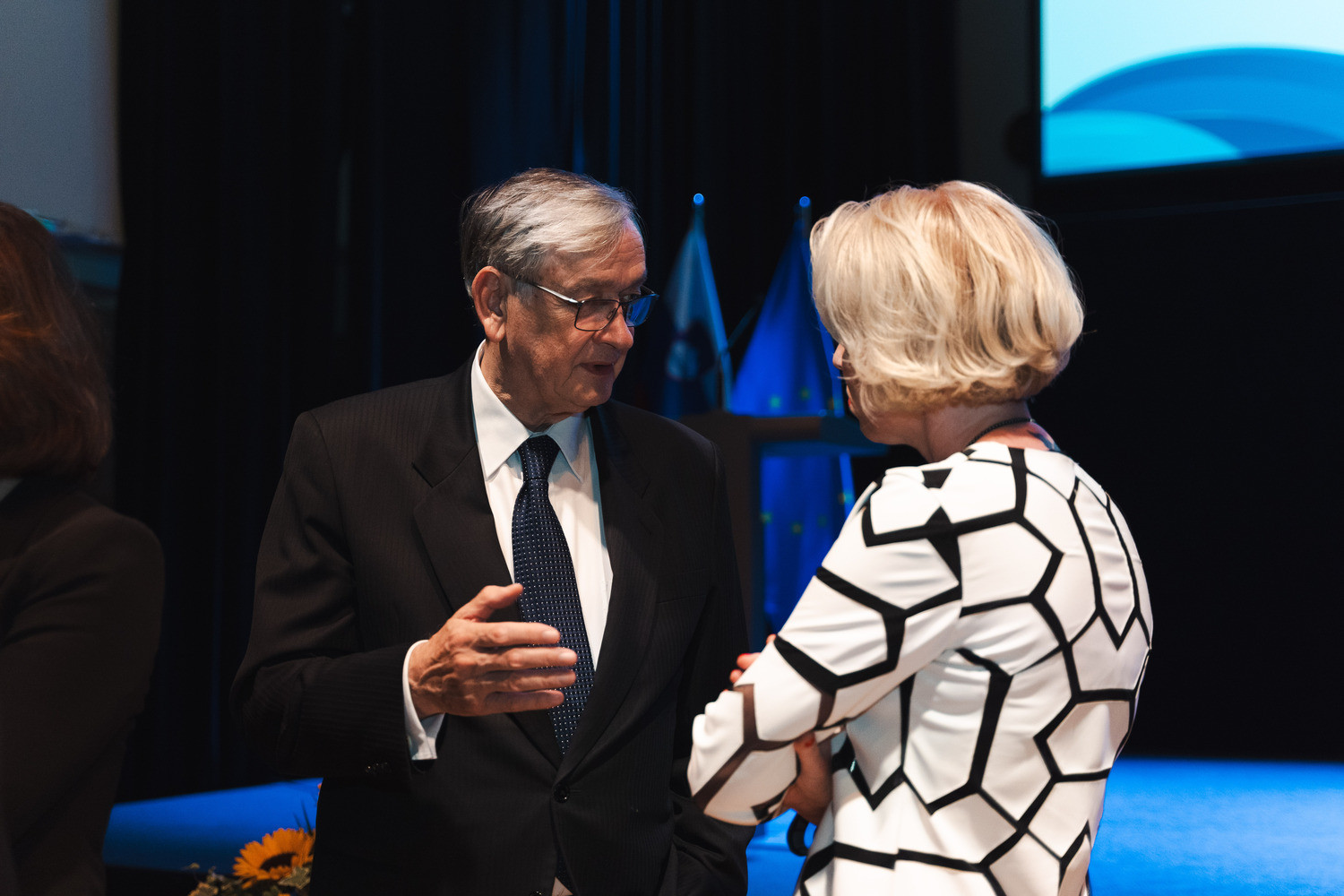 nekdanji predsednik Republike Slovenije Danilo Tuerk in predsednica Državnega zbora mag. Urška Klakočar Zupančič