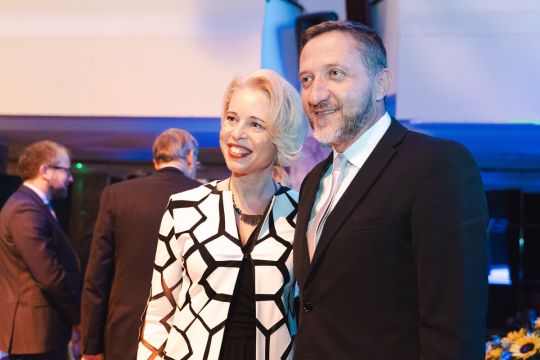 Predsednica Državnega zbora RS mag. Urška Klakočar Zupančič in minister za finance Klemen Boštjančič