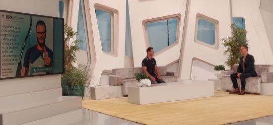 Dejan Fabčič v oddaji Dobro jutro