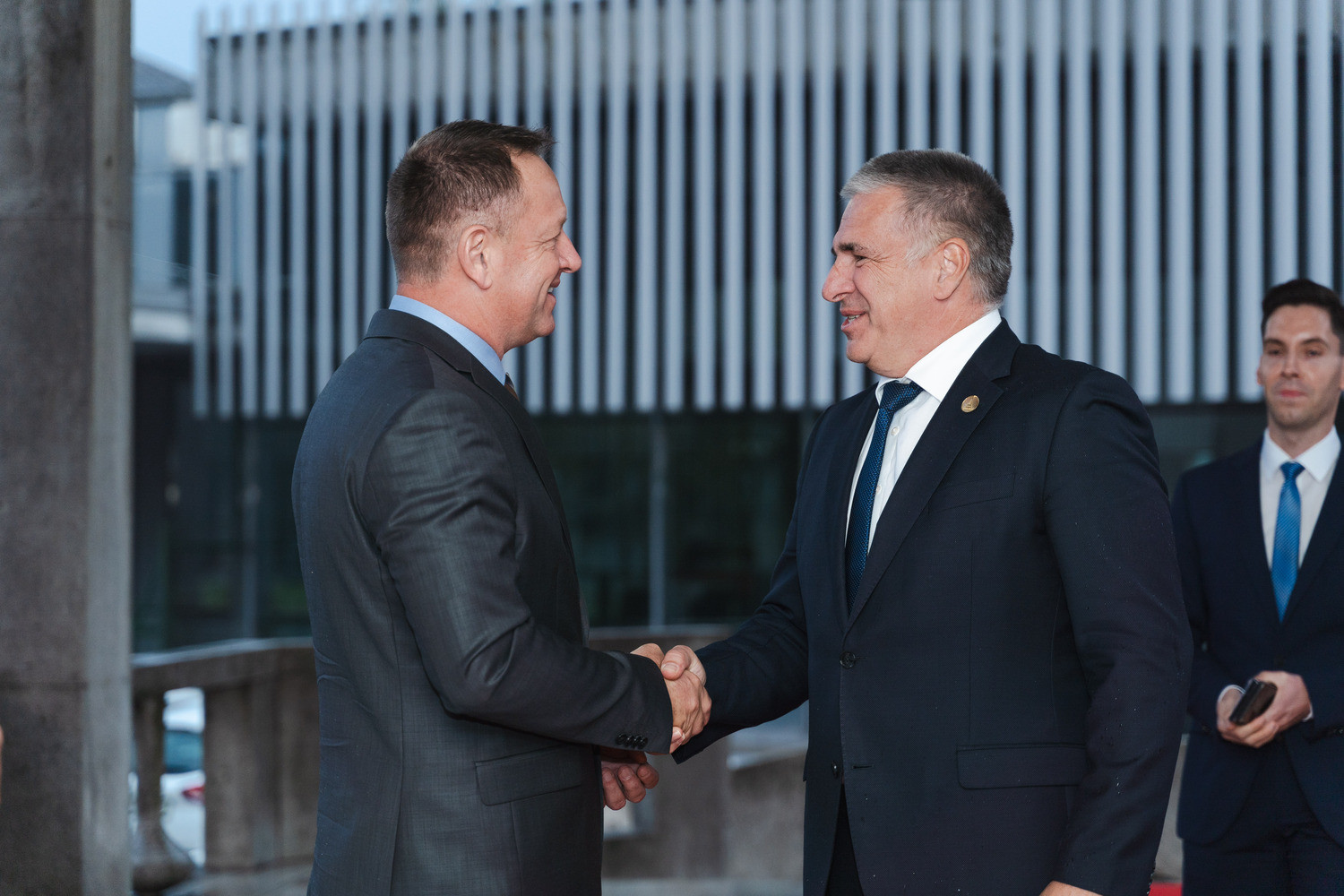 Predsednik Komisije dr. Robert Šumi in predsednik Državnega sveta RS Marko Lotrič