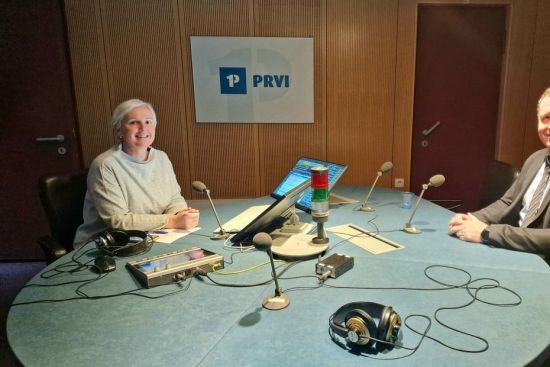 Predsednik Komisije dr. Robert Šumi med gostovanjem