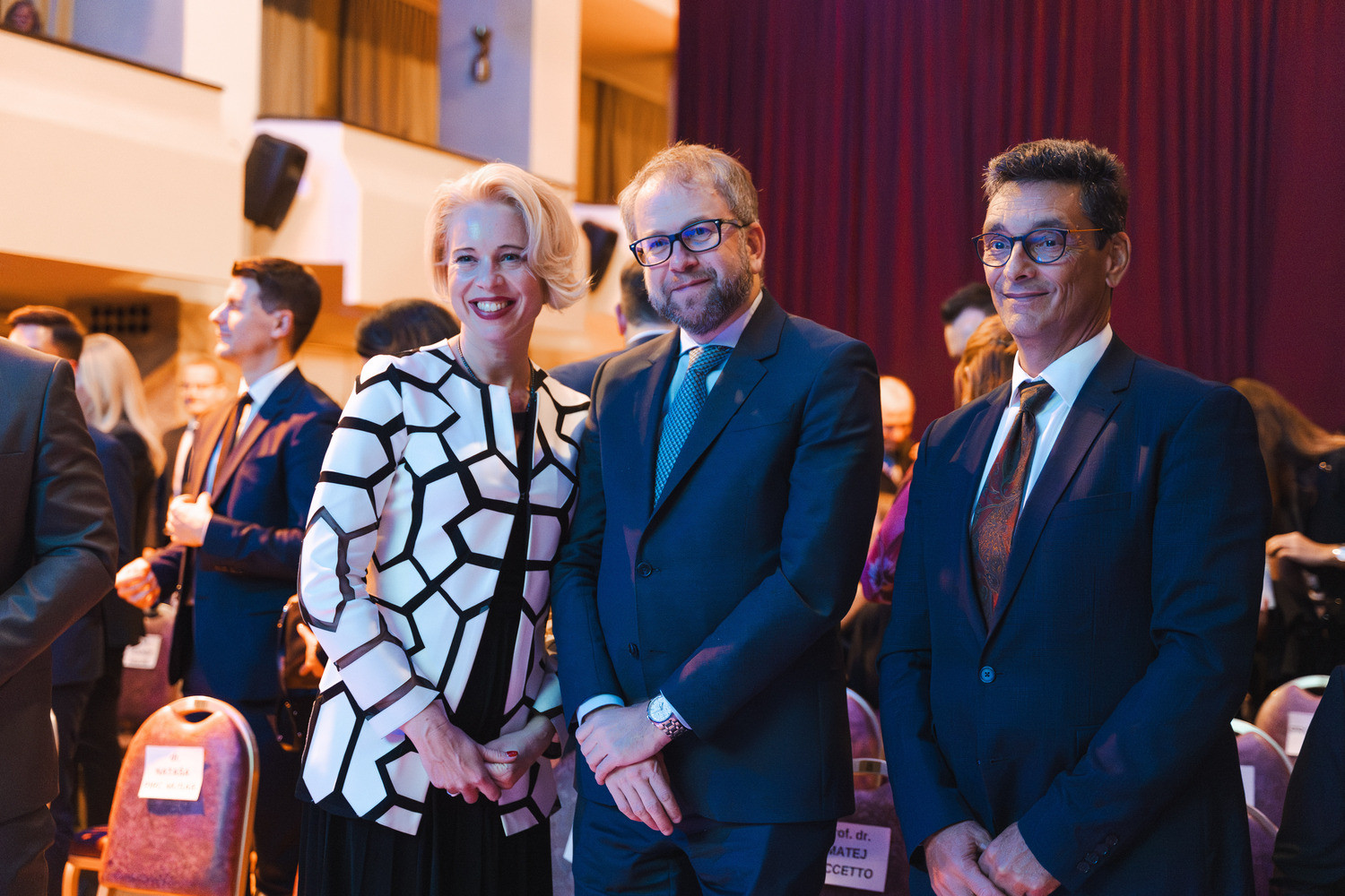 Predsednica Državnega zbora RS mag. Urška Klakočar Zupančič, predsednik Ustavnega sodišča RS Matej Accetto in varuh človekovih pravic Peter Svetina