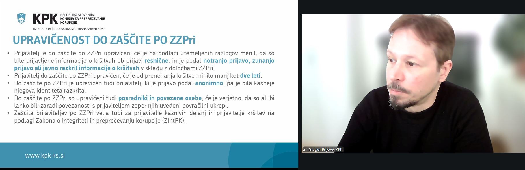 Gregor Pirjevec med usposabljanjem