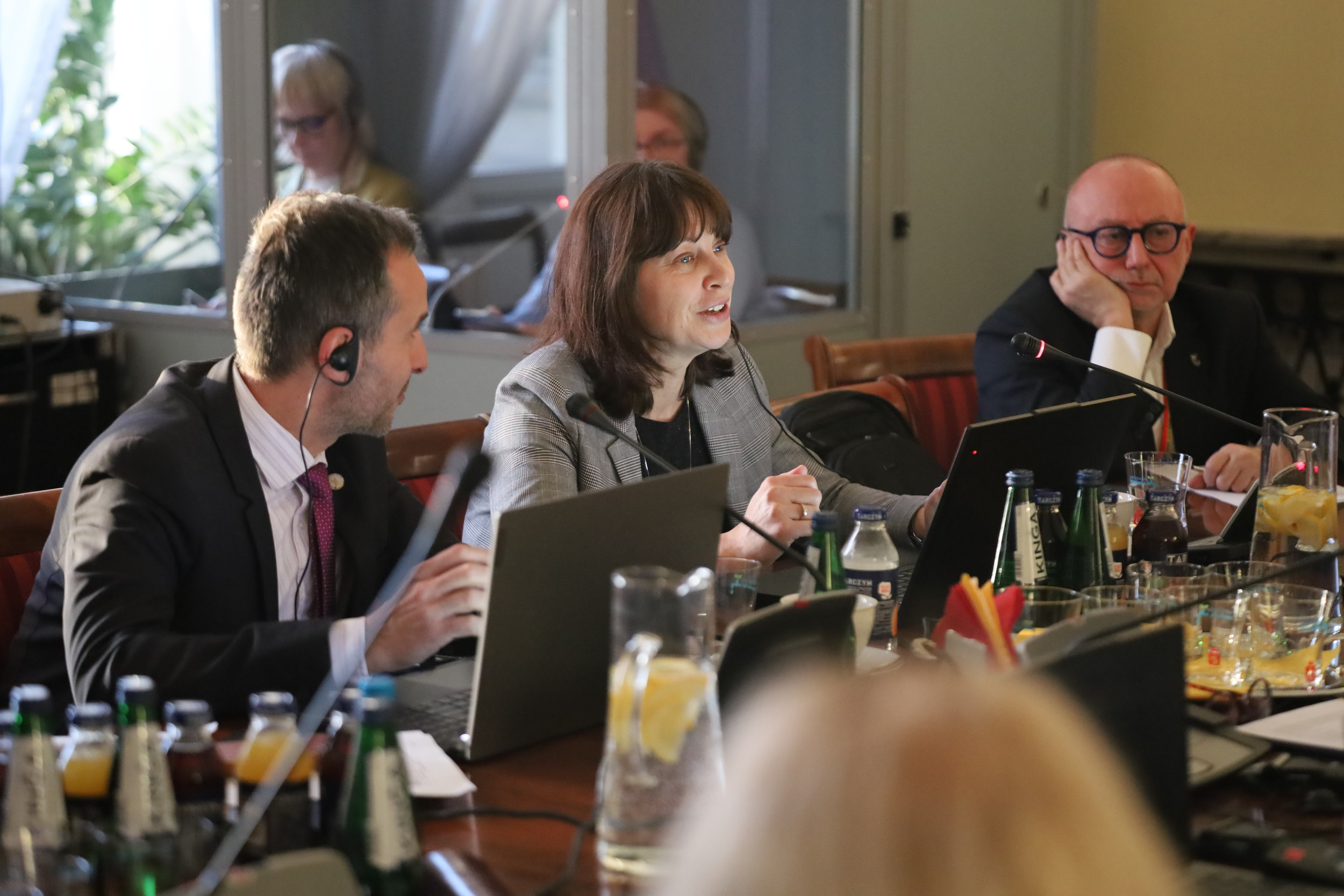 Mag. Vita Habjan Barborič med ocenjevalnim obiskom Poljske (foto: Mestni svet Varšava)