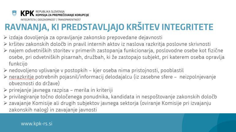 Del prezentacije z usposabljanja