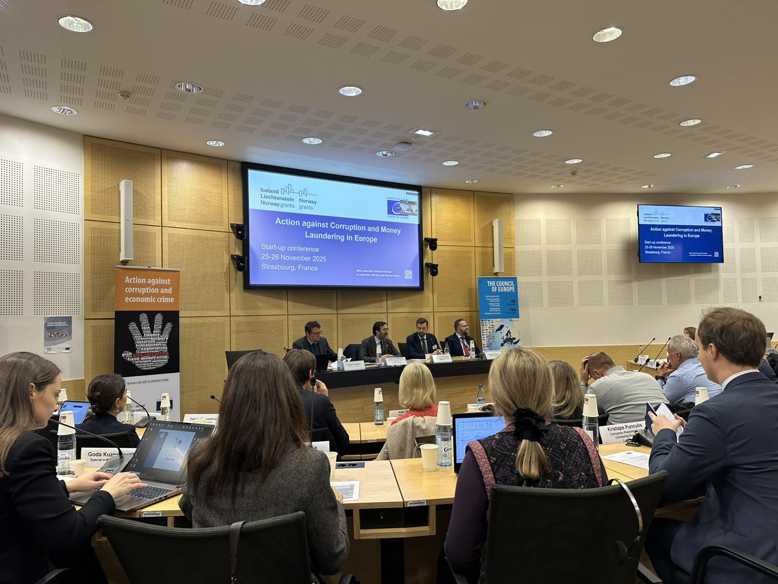 Uvodna konferenca Ukrepanje prti korupciji in pranju denarja v Evropi