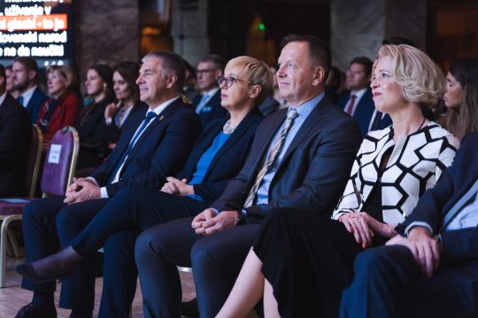 Visoki gostje med prireditvijo