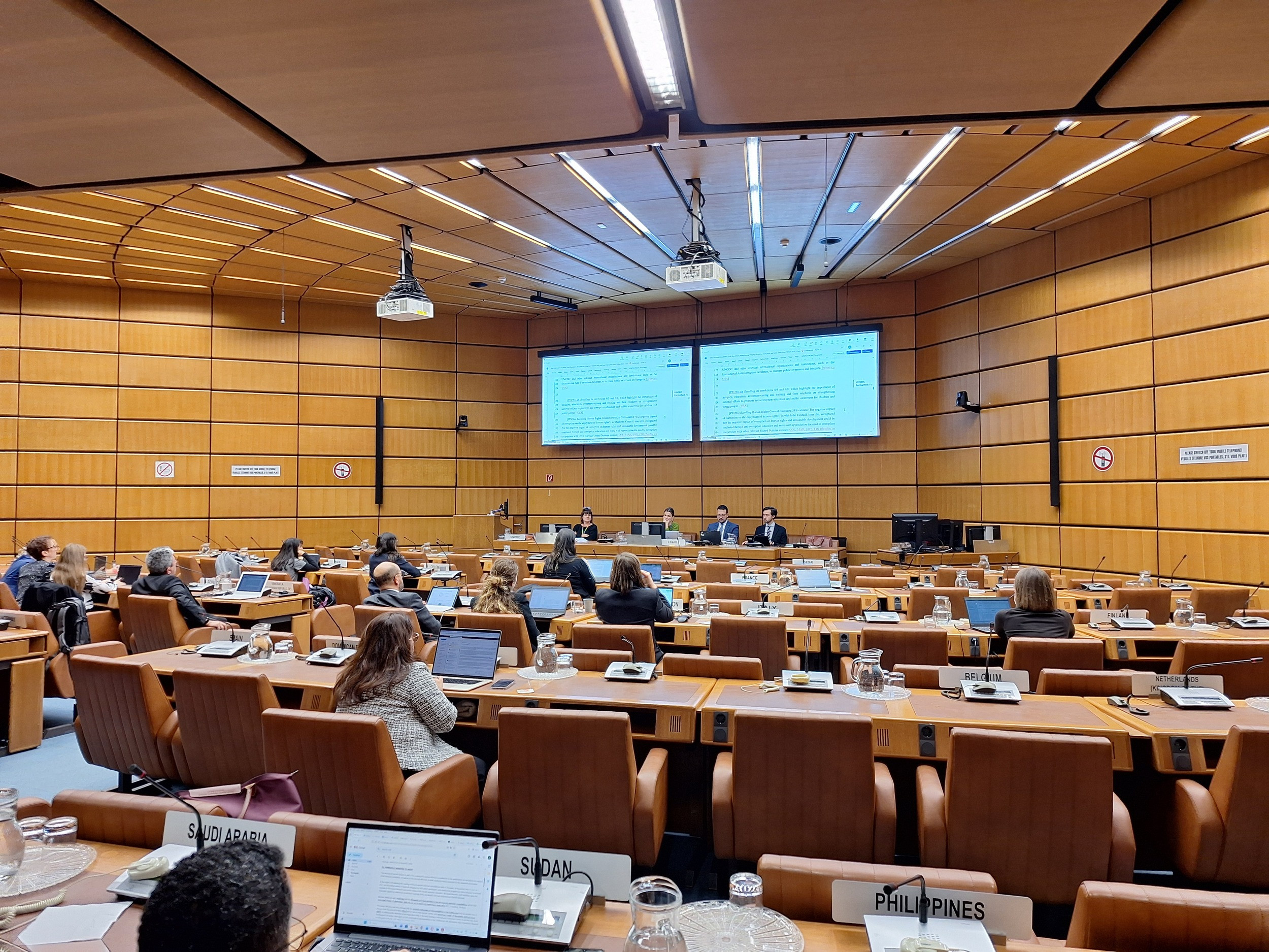 Zasedanje UNODC, 2. neformalna pogajanja