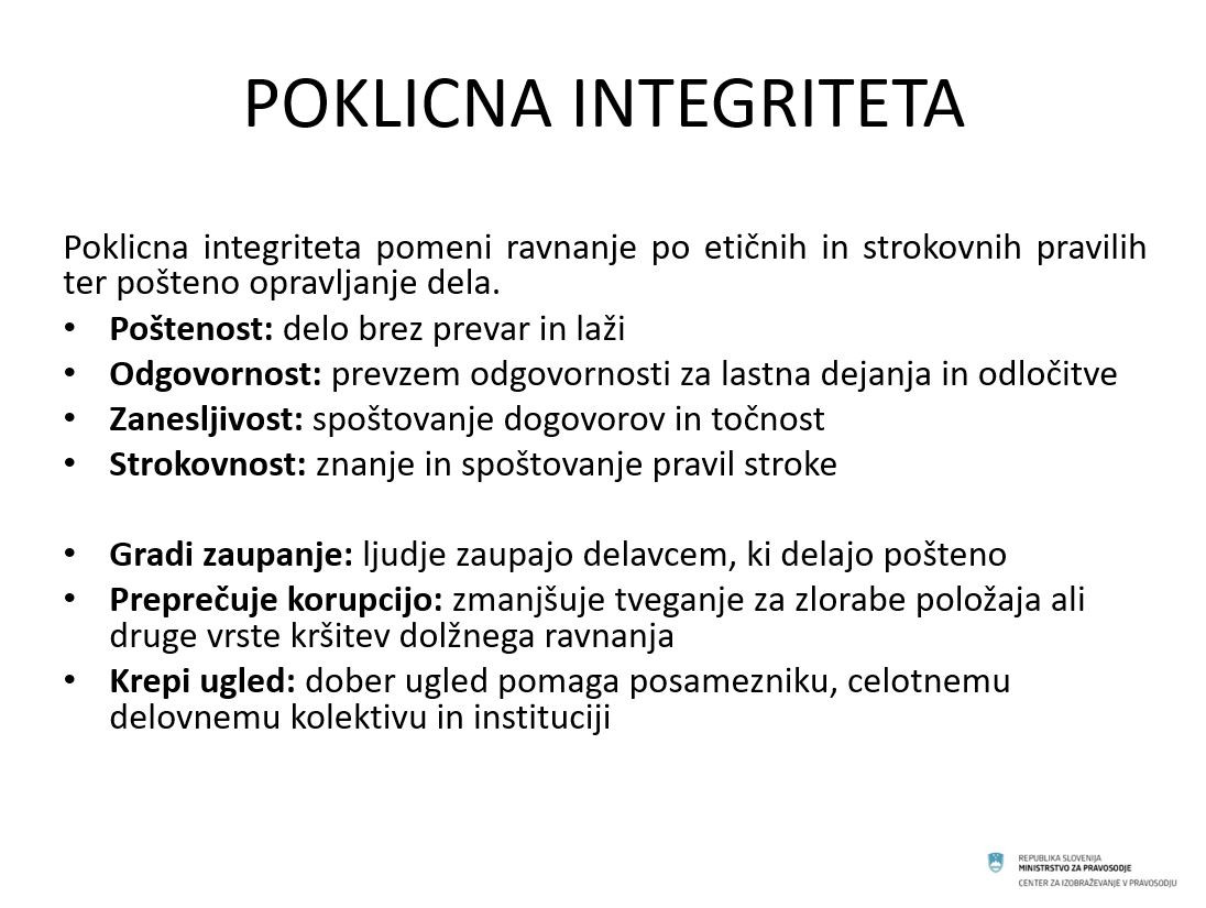 Poklicna integriteta