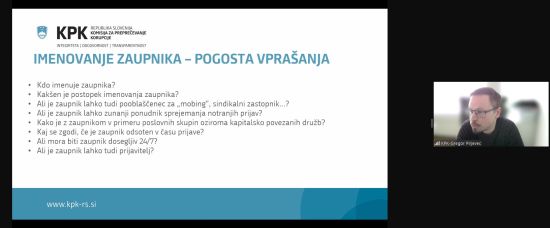 Gregor Pirjevec med usposabljanjem