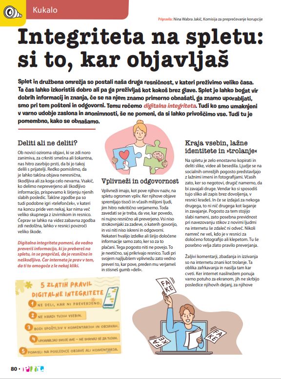 Integriteta na spletu 1