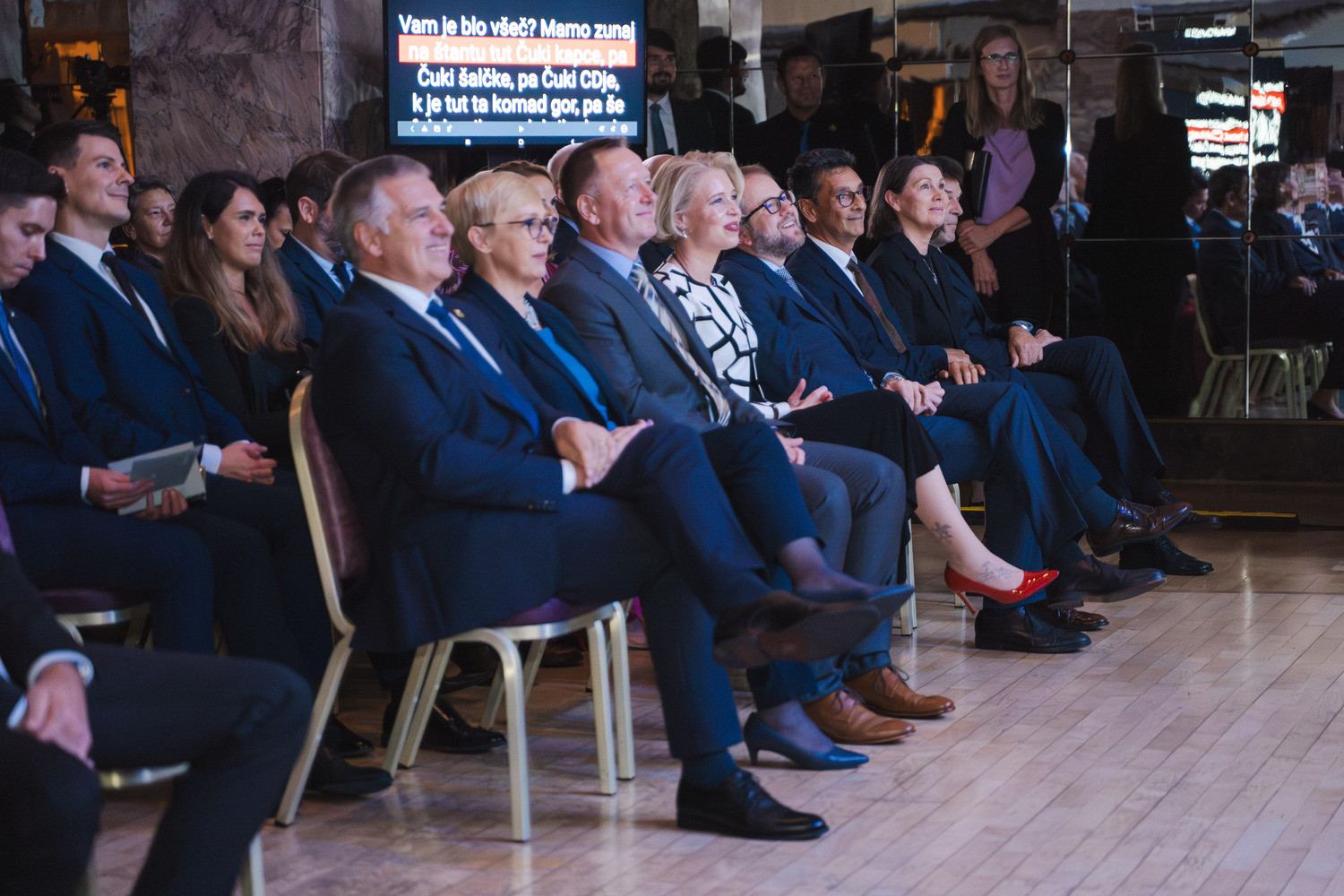 Visoki gostje med prireditvijo