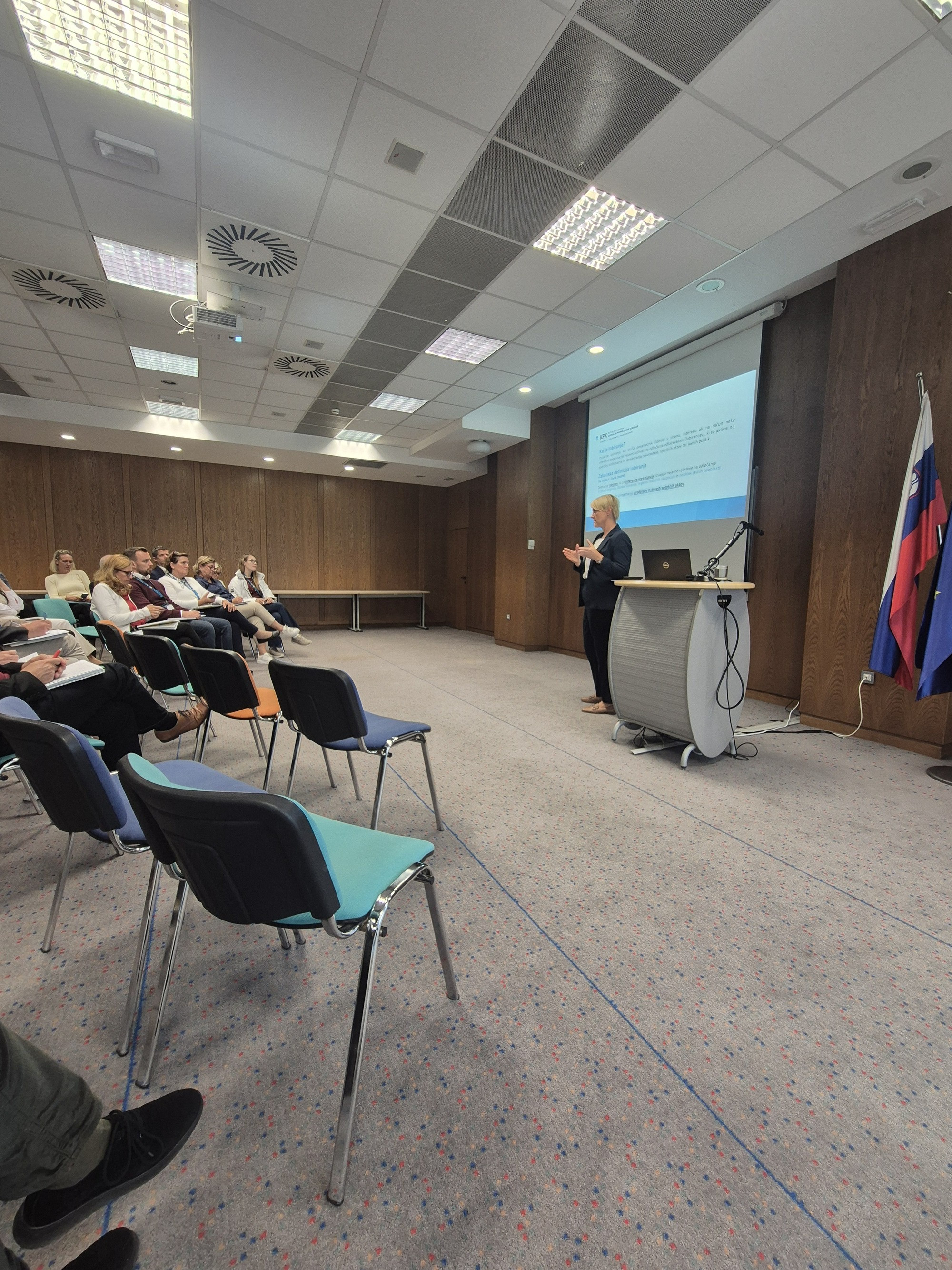 Katja Mihelič Sušnik med usposabljanjem (foto: Ministrstvo za kmetijstvo)